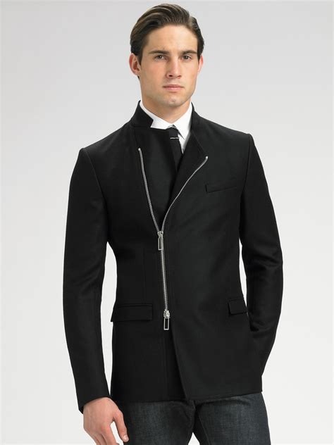 dior black blazer viscose nylon men|dior clothing for men.